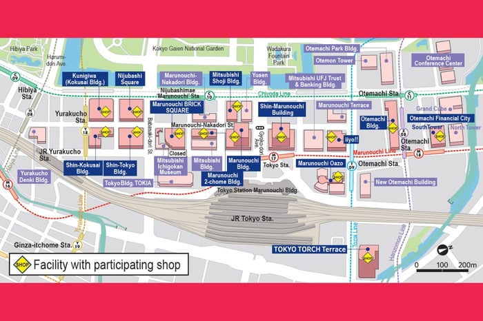 Marunouchi map